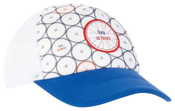 Tour de France Cap Made In France White Blue