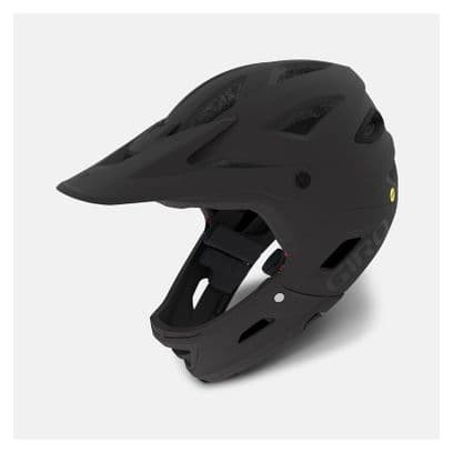 GIRO SWITCHBLADE MIPS Helm met Afneembare Kinbar Mat Zwart 2021