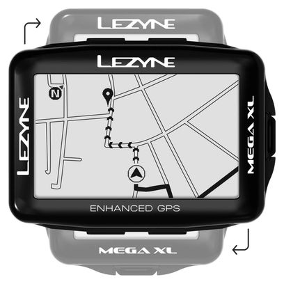 Lezyne MEGA XL GPS-Computer (ohne Sensor)