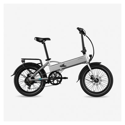 Legend Monza Vélo Electrique Pliant Smart eBike Roues de 20 Pouces  Freins Disque Hydraulique  Batterie 36V 14Ah Panasonic (504Wh)  Argent