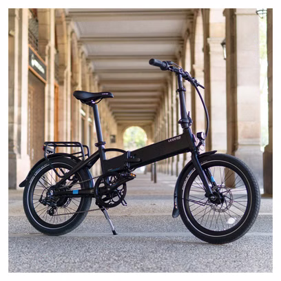 Legend Monza Vélo Electrique Pliant Smart eBike Roues de 20 Pouces  Freins Disque Hydraulique  Batterie 36V 14Ah Panasonic (504Wh)  Argent