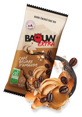 Baouw Extra Energiereep Koffie / Amandelboter 50g