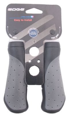 EDGE Grips Ergocity - 135Mm - Noir/Gris