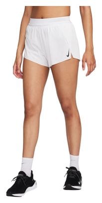 Pantalón Corto Nike Dri-Fit ADV Aeroswift 3in White Split para Mujer
