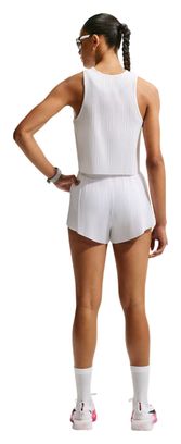 Pantalón Corto Nike Dri-Fit ADV Aeroswift 3in White Split para Mujer