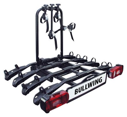 Bullwing -  Porte-vélos D'attelage Plateforme Pour 4 Vélos Bullwing Sr8