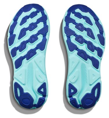 Hoka One One Clifton 9 Large 2E Rot Orange Blau Herren Laufschuhe