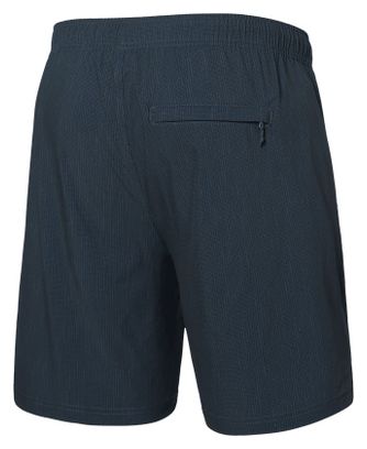 Short Saxx Multi-Sport 2N1 7in Striation Slub - Noir