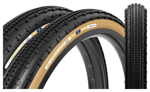 Neumático Panaracer GravelKing SK Gravel 700 mm Tubeless Ready Plegable ZSG Gravel Compound BeadLock TuffTex Negro