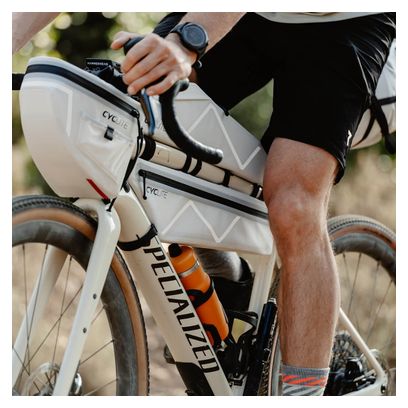 Cyclite Frame Bag Rahmen Tasche XT / 01 Hellgrau | Alltricks.de