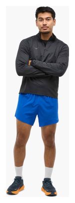 Hoka GlideTech Top 1/4 di zip nero da uomo