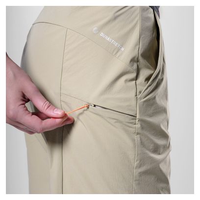 Pantaloncini da trekking da donna Salewa Puez 4 Beige