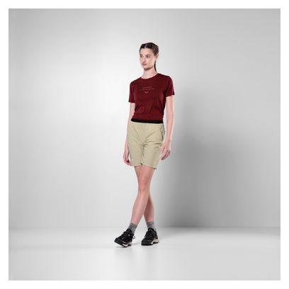 Pantaloncini da trekking da donna Salewa Puez 4 Beige