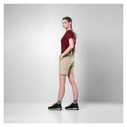 Pantaloncini da trekking da donna Salewa Puez 4 Beige
