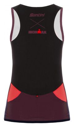 Maillot de triatlón sin mangas Santini X Ironman Audax Aero para mujer