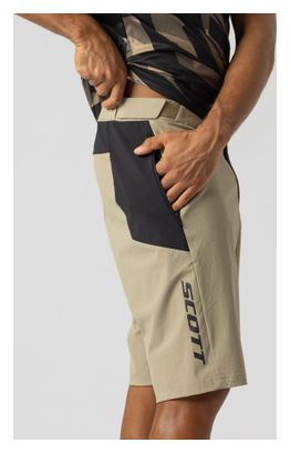 Pantalones cortos con piel Scott Vertic LT beige para hombre