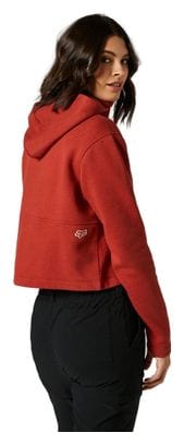 Fox Calibrated Dwr Zip Damen Sweatshirt Rot