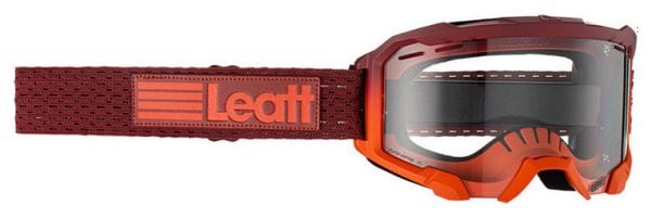 Maske Leatt MTB Velocity 4.0 Rot / Klare Scheibe 83%