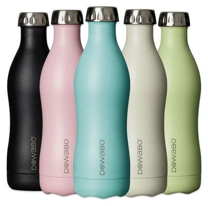 Thermos Dowabo collection cocktail Soleil noir - 750 ml - Noir