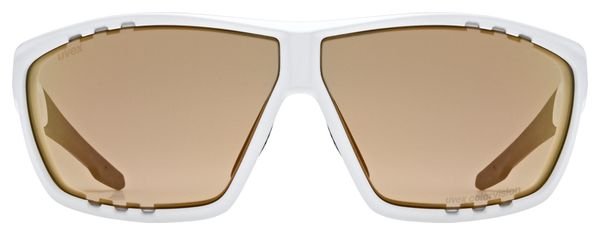 Lunettes Uvex Sportstyle 706 CV V Blanc/Verres Rouge