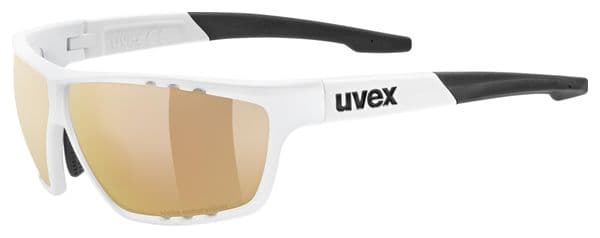 Lunettes Uvex Sportstyle 706 CV V Blanc/Verres Rouge
