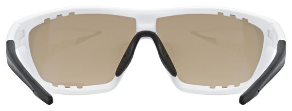 Lunettes Uvex Sportstyle 706 CV V Blanc/Verres Rouge