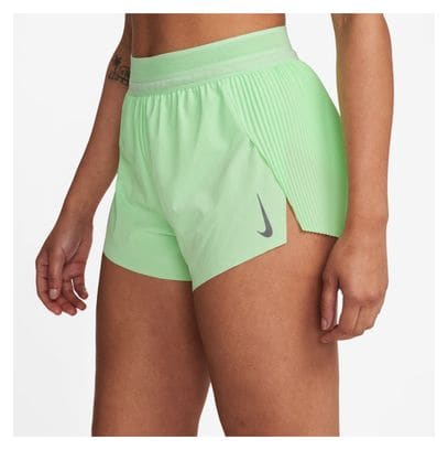 Pantalón Corto Nike Dri-Fit ADV Aeroswift 3in Verde Mujer