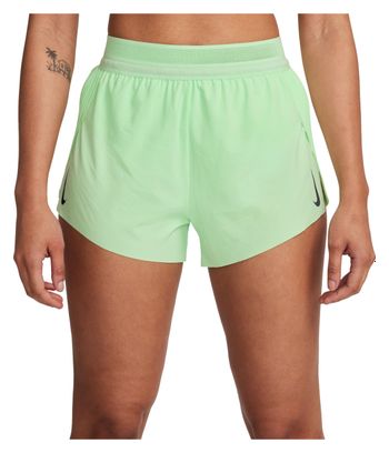 Pantalón Corto Nike Dri-Fit ADV Aeroswift 3in Verde Mujer