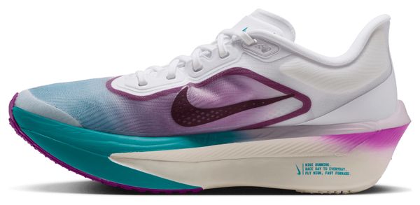Chaussures Running Nike Zoom Fly 6 Blanc/Bleu/Rose Femme