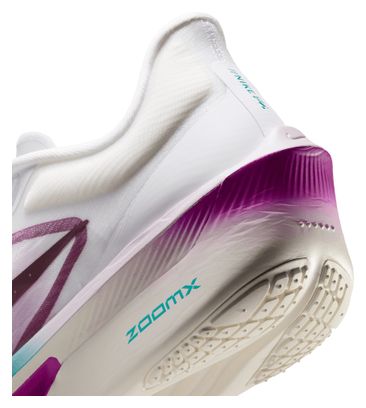 Chaussures Running Nike Zoom Fly 6 Blanc/Bleu/Rose Femme
