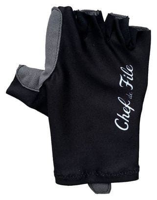 Gants courts Chef de File Noir