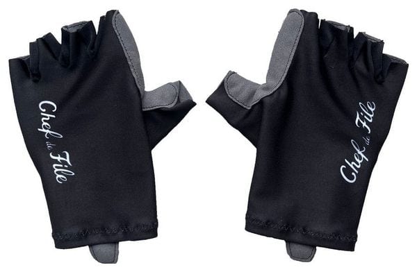 Gants courts Chef de File Noir