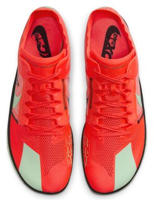 Zapatillas de atletismo Nike ZoomX Dragonfly XC Rojo/Verde, Hombre