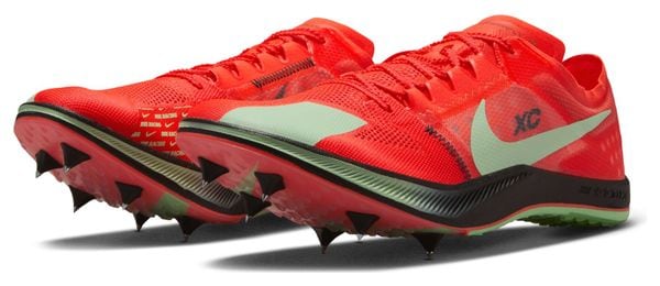 Nike ZoomX Dragonfly XC Rood/Groen Heren Track &amp; Field Schoenen