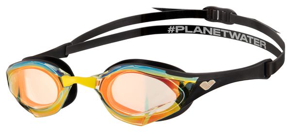 Occhialini da nuoto Arena Cobra Edge Swipe Mirror arancione/nero