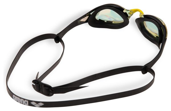 Occhialini da nuoto Arena Cobra Edge Swipe Mirror arancione/nero
