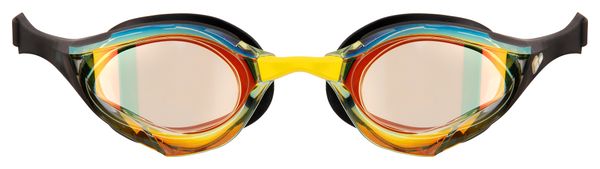 Occhialini da nuoto Arena Cobra Edge Swipe Mirror arancione/nero