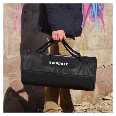 Sac week-end étanche 32L IP66 PVC noir Zulupack