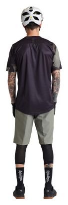 Maillot de manga corta Troy Lee Designs Flowline Negro/Verde