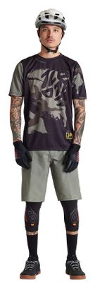 Maillot de manga corta Troy Lee Designs Flowline Negro/Verde