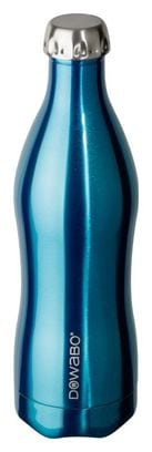 Thermos Dowabo collection métallisée à double paroi-750 ml - Bleu