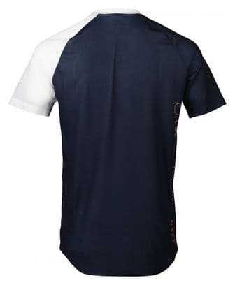 POC MTB Pure Short Sleeve Jersey Blue / White