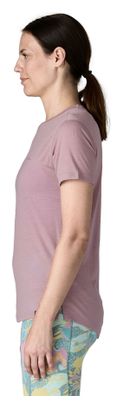 T-Shirt Patagonia Capilene Cool Merino Blend Violet Femme