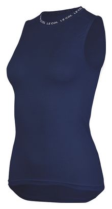 Ärmelloses Unterhemd Damen Le Col Pro Air Navy Blue