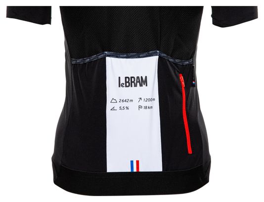 LeBram Galibier Damen Kurzarmtrikot Schwarz