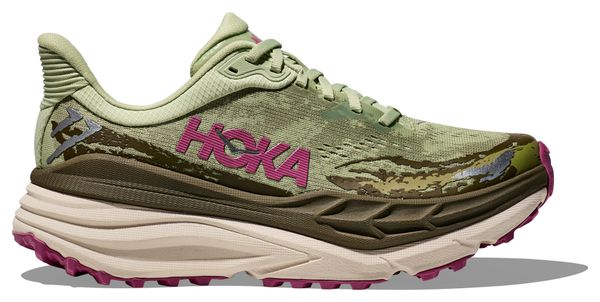 Hoka One One Stinson 7 Khaki Scarpe da trail da donna