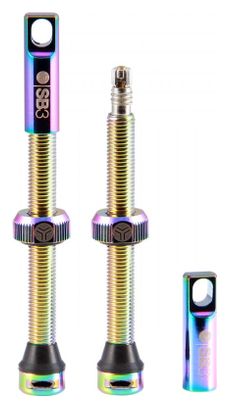  Kroma SB3 Tubeless Presta Valves (Oil Slick)