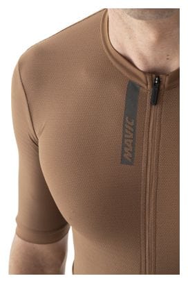 Mavic Essential Bronze/Carbon Short Sleeve Jersey