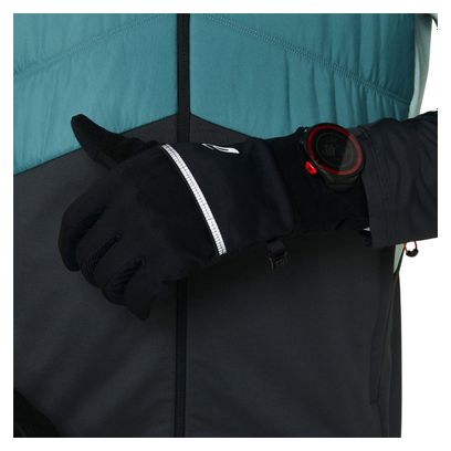 Winddichte Asics Wind-Block Handschuhe Schwarz Herren