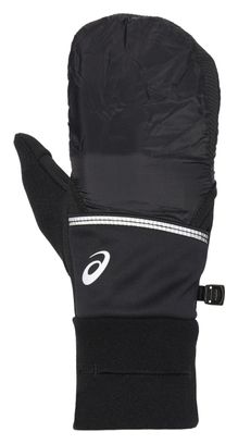 Winddichte Asics Wind-Block Handschuhe Schwarz Herren